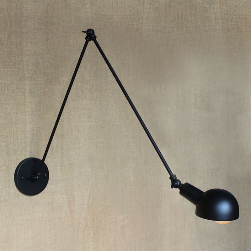 Epoch Minimalista LED Applique Regolabile Metallo Nero Soggiorno/Camera da Letto