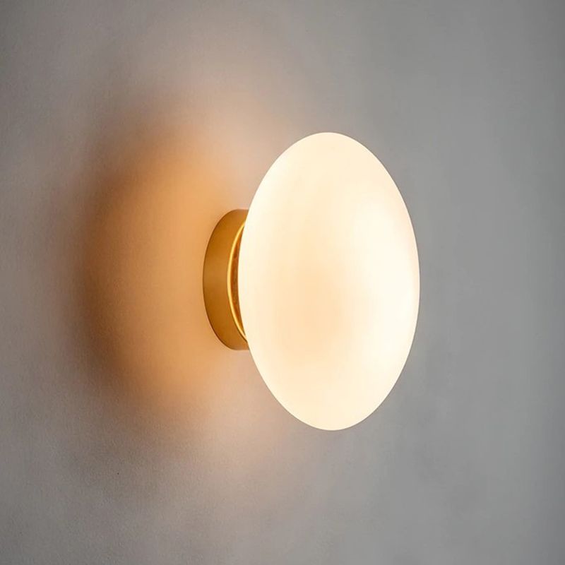 Valentina Minimalismo LED Applique Moderno Bianco Globo Forma