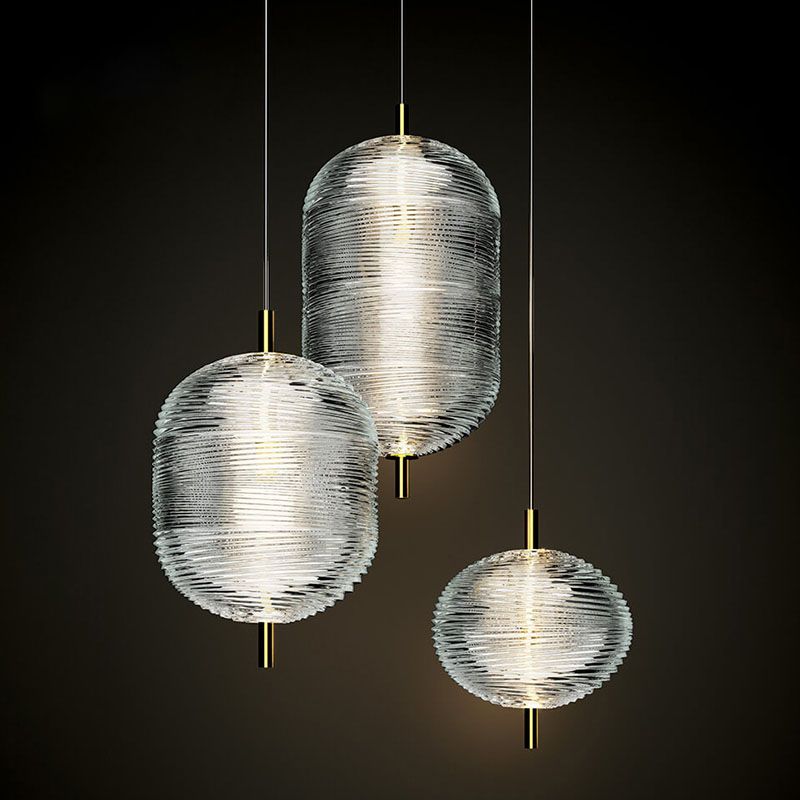 Valentina Design Metallo/Vetro Lampada a Sospensione Soggiorno