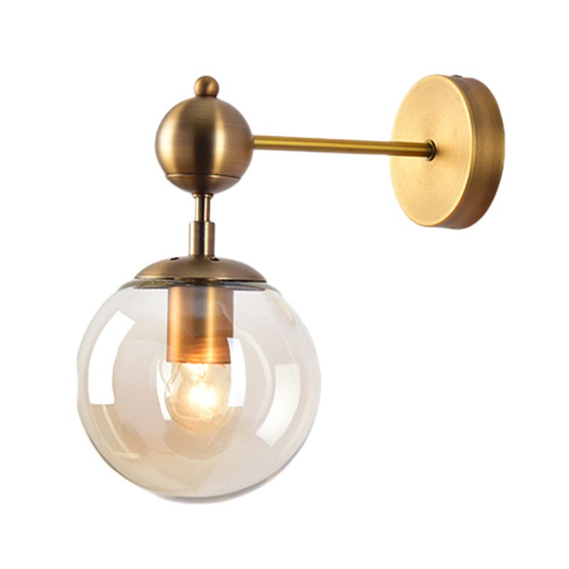 Valentina Vintage Classico LED Applique Metallo Oro/Nero Specchio Bagno