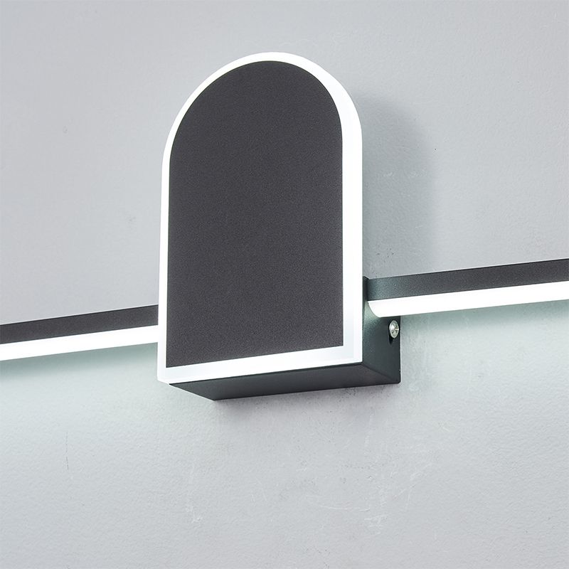 Arisha Minimalismo Moderna LED Applique Nero/Bianco Lineare Geometrico Soggiorno/Camera da Letto/Bagno