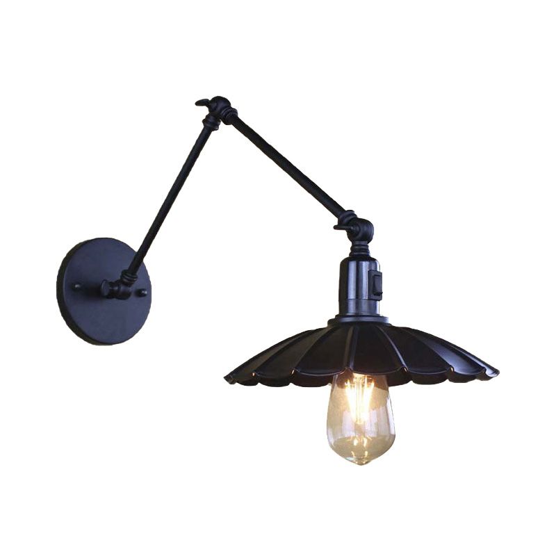Epoch Moderni LED Applique Nero Regolabile Metallo Soggiorno/Camera da Letto/Sala Studio