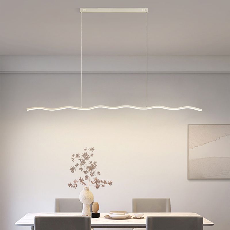 Arisha Moderni LED Lampade a Sospensione Onda Lineare