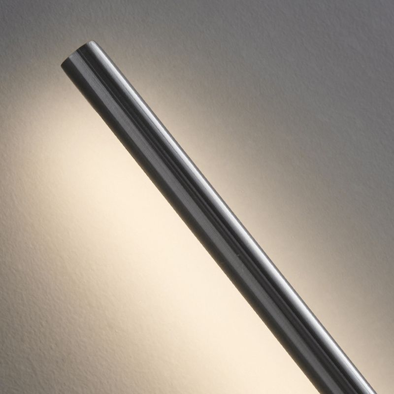 Arisha Moderna LED Applique Metallo Acrilico Nero/Ottone Lineare