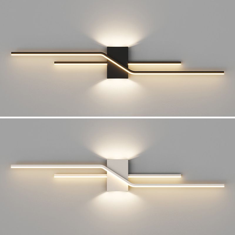 Arisha Minimalista LED Lineare Interno Metallo Applique da Parete