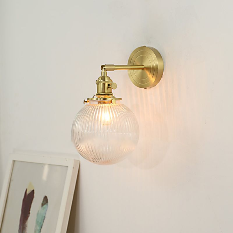 Valentina Moderno Classico LED Applique Metallo Oro Specchio Bagno/Soggiorno/Camera da Letto