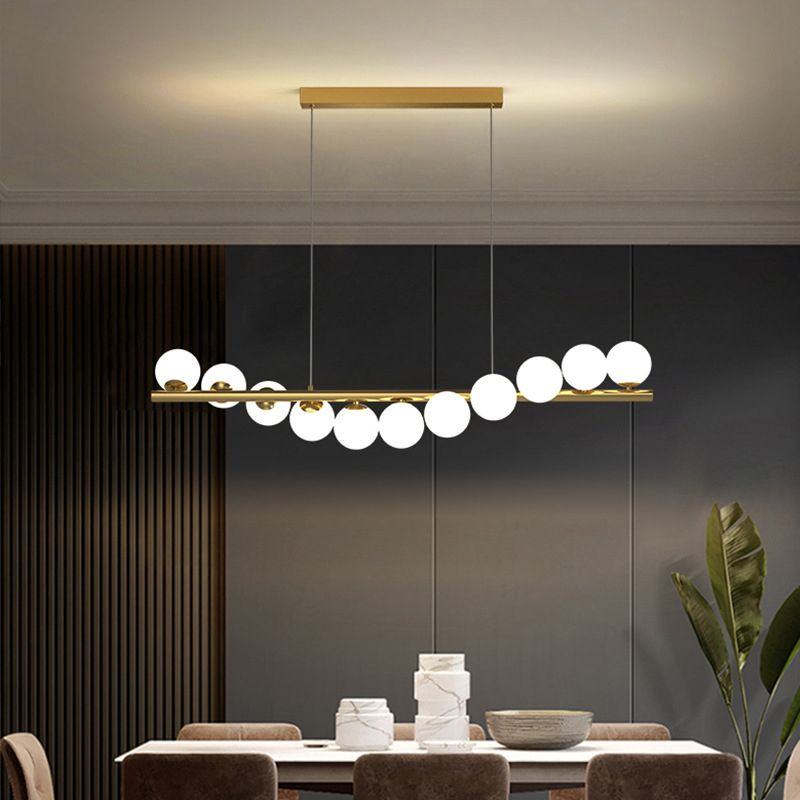 Valentina Design LED Rotondo Lineare Nordiche LED Lampade a Sospensione 7/9/11 Luci Corridoio
