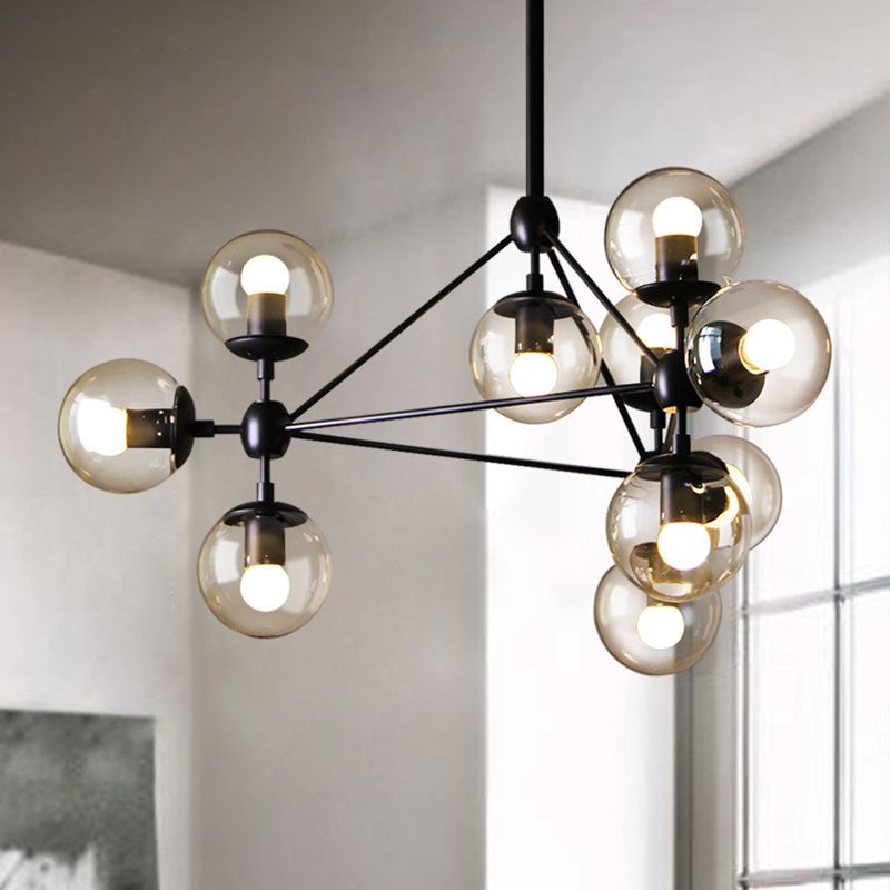 Valentina Moderno Geometrico Metallo Vetro Lampadari