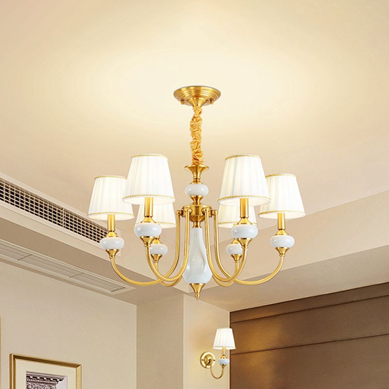 Silva Retro Elegante Tessuto Lampadari Sala da Pranzo