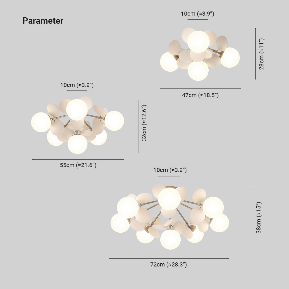 Arisha Moderni Bellissimi Soffitto LED Lampadari Acrilico Vetro