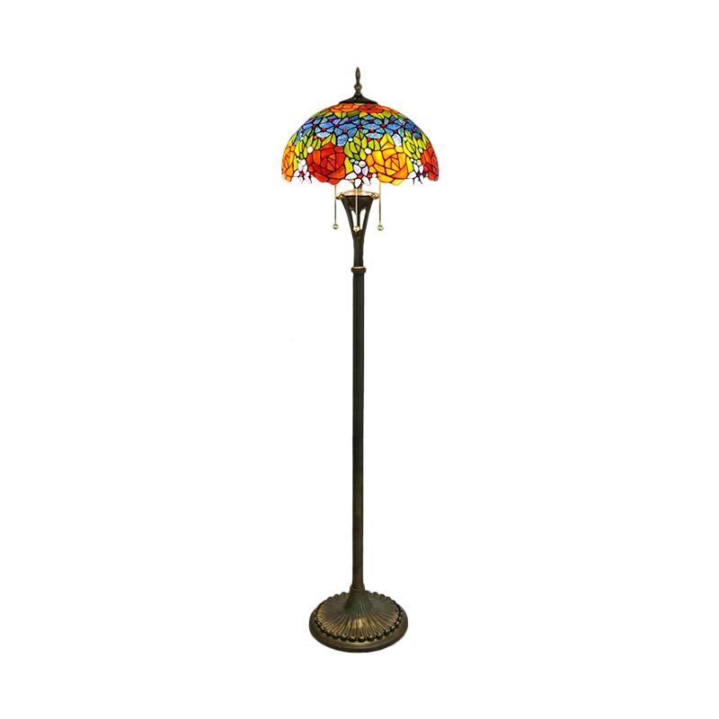 Silva Vintage LED Bellissimo Lampade da Terra Metallo VetroSoggiorno/Camera da Letto/Sala Studio