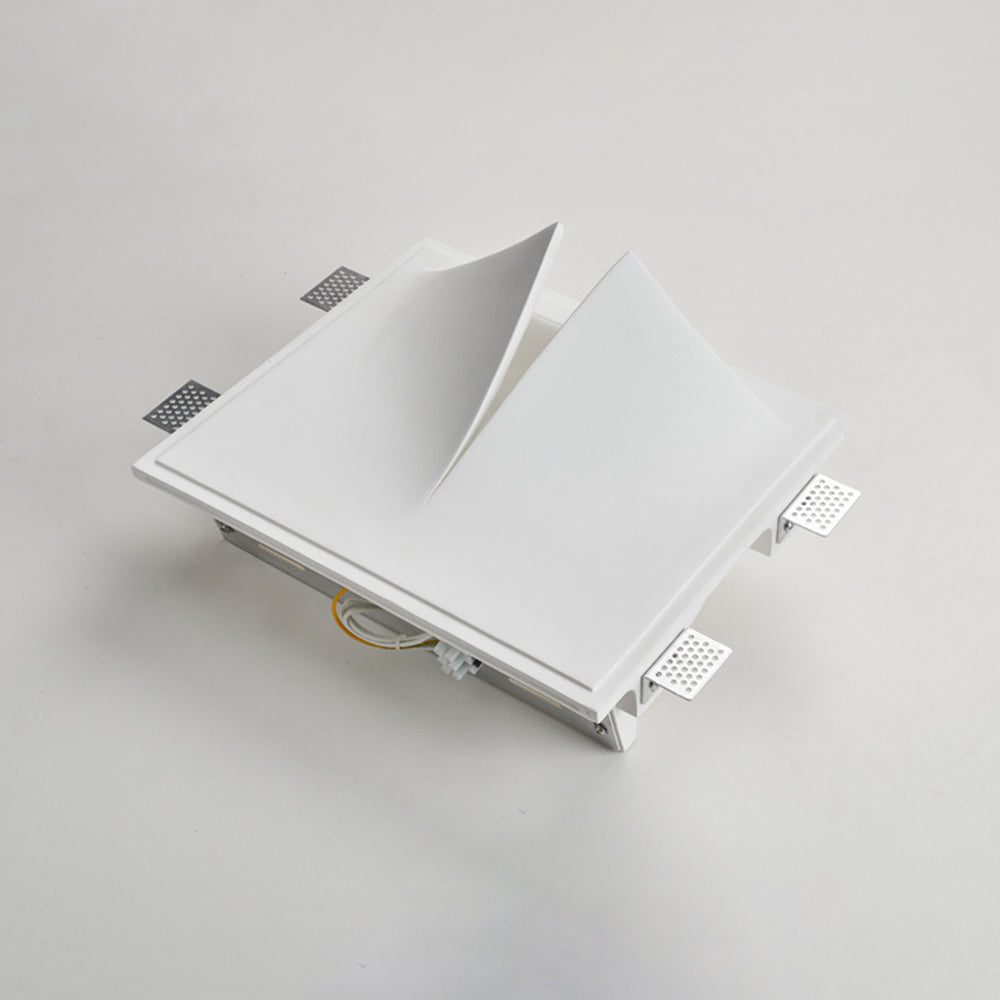 Aria Metallo Gesso Moderno LED Applique da Incasso