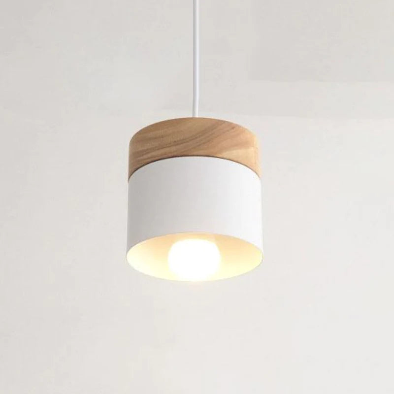 Valentina Nordiche Colorato LED Lampade a Sospensione Metallo/Legno Globo Soggiorno/Camera da Letto