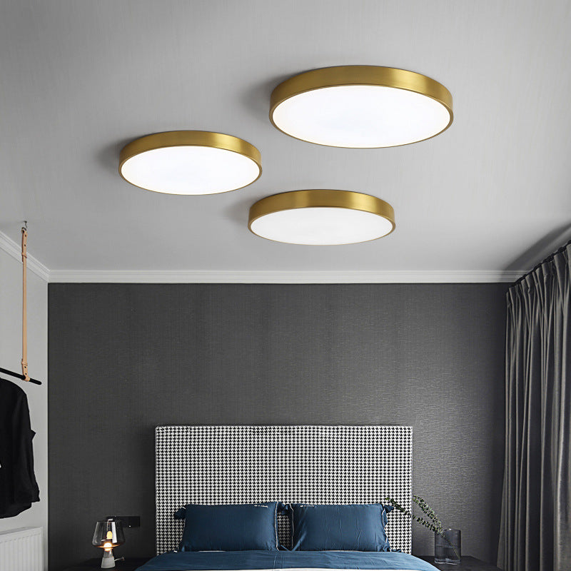 Arisha Nordica LED Plafoniere Ora Rotonda Metallo/Acrilico