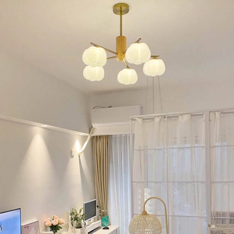 Arisha Creativo LED Metallo Legno Lampadari Soggiorno