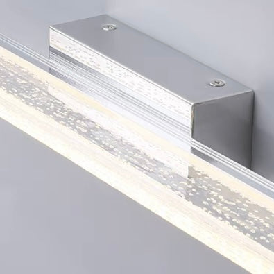 Arisha Applique Metallo Argento Rettangolare Moderno