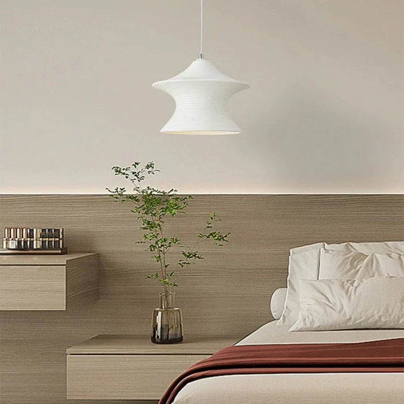 Valentina Minimalista Resina Sospensione Beige Soggiorno Camera da letto