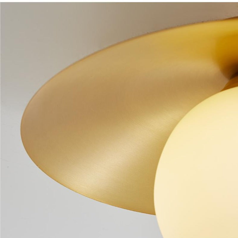 Arisha Nordiche LED Metallo Vetro Plafoniere Giallo Corridoio Soggiorno