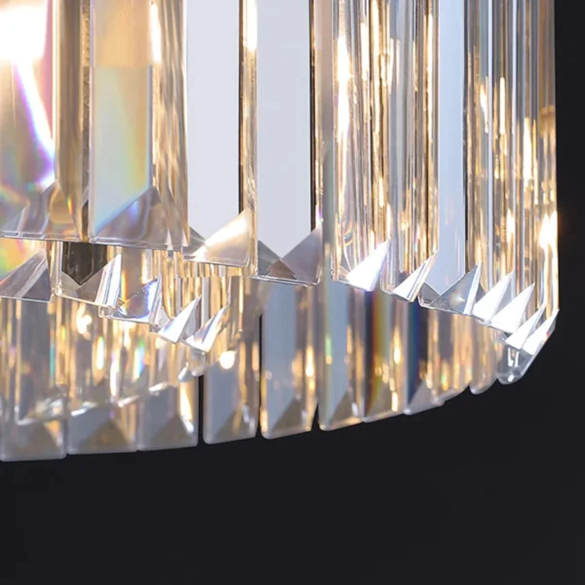 Kristy Moderno Cristalli Graduati Pendaglio Lampadari Ottone