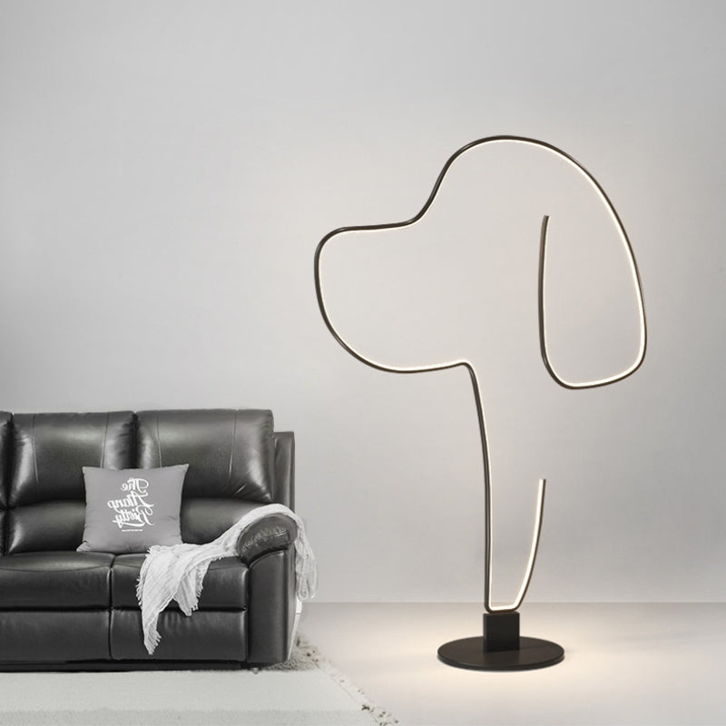 Arisha Moderni Design LED Lampade da Terra Gatto/Cane Lineare Metallo Acrilico Soggiorno/Camera da Letto