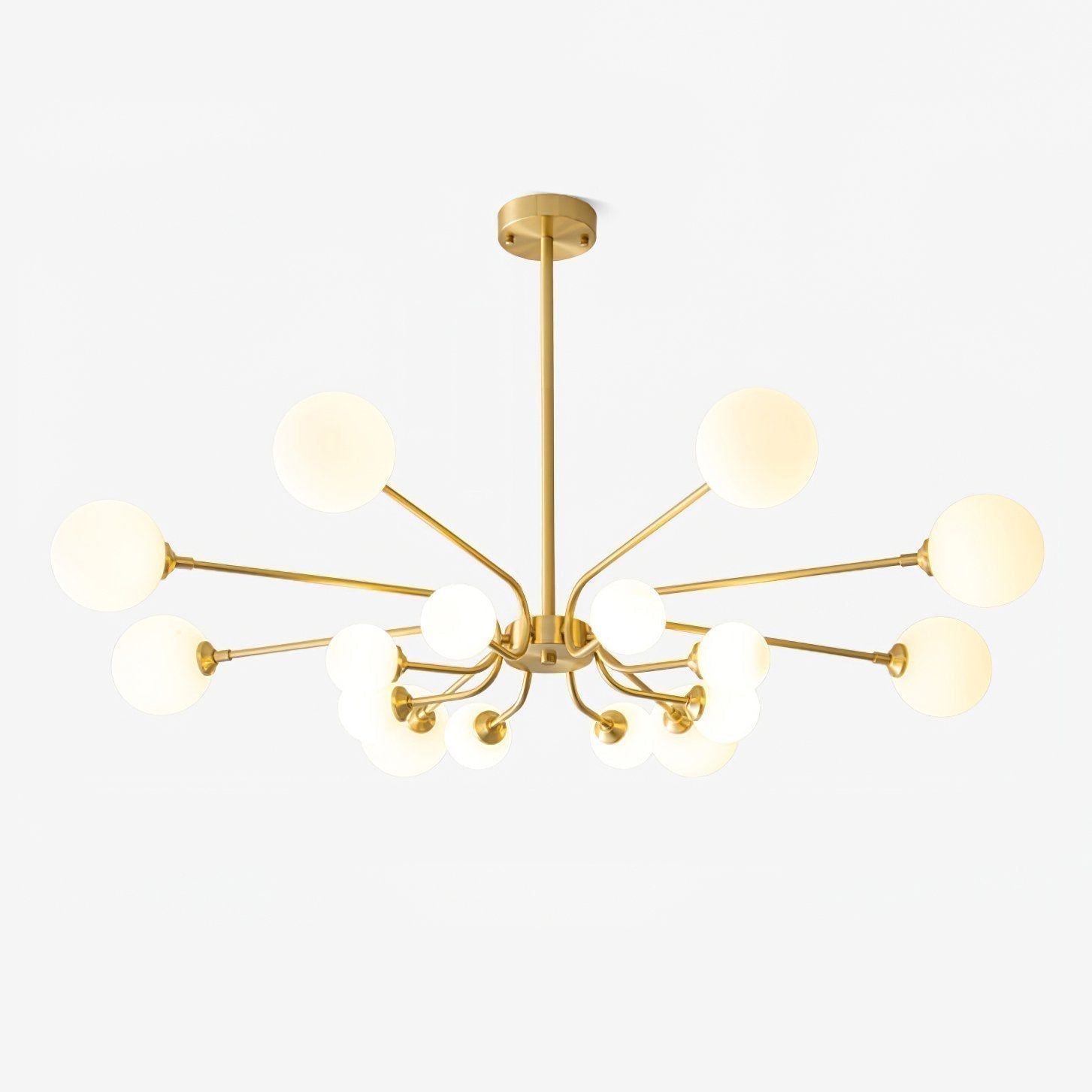 Aurora Chandelier Globe Arm Modern - Blowlighting
