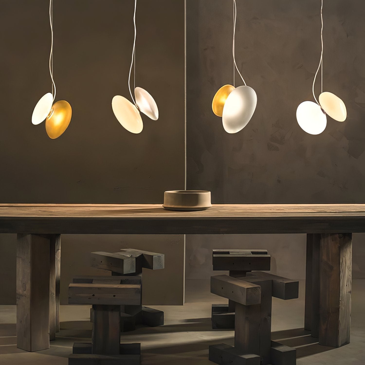 Translucent Frosted Glass Pendant Light - Blowlighting