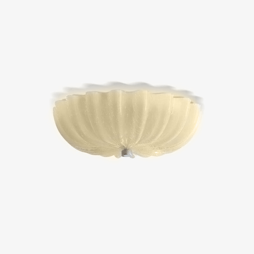 Aurora Ceiling Lamp Murano Blown Glass Shell Inspired - Blowlighting