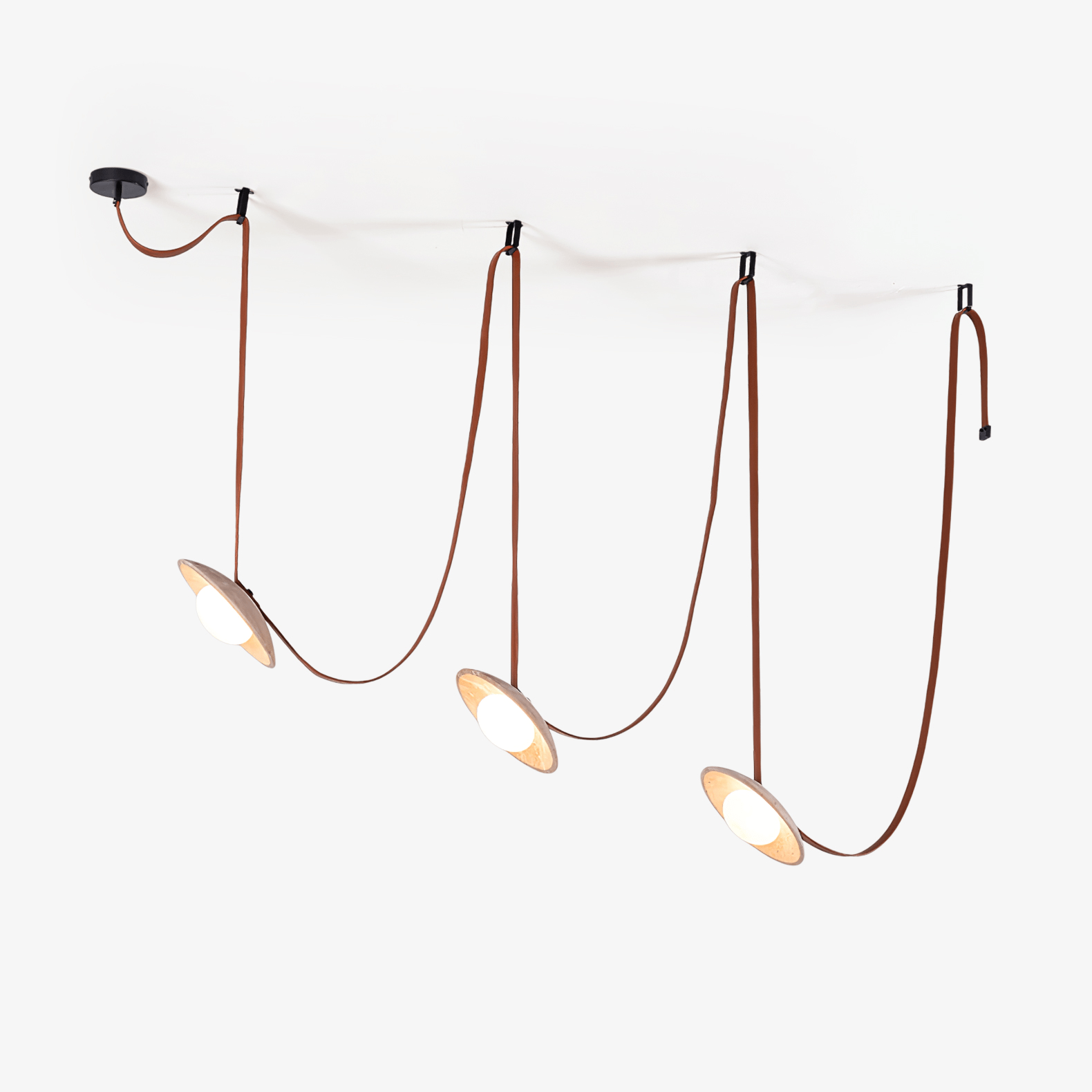 Ulsoryra Organic Travertine Pendant Light Cluster - Neutralighting