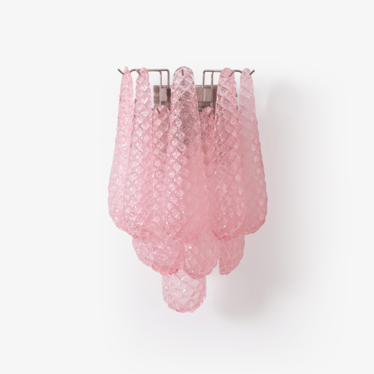 Aurora Wall Lamp Pink Teardrop Glass Floral Artistic - Neutralighting