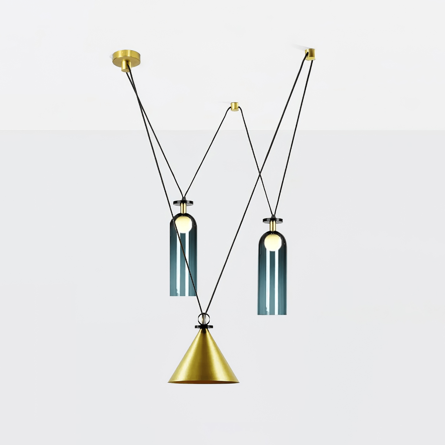 Geometric Shape Art Modern Chandelier - Blowlighting