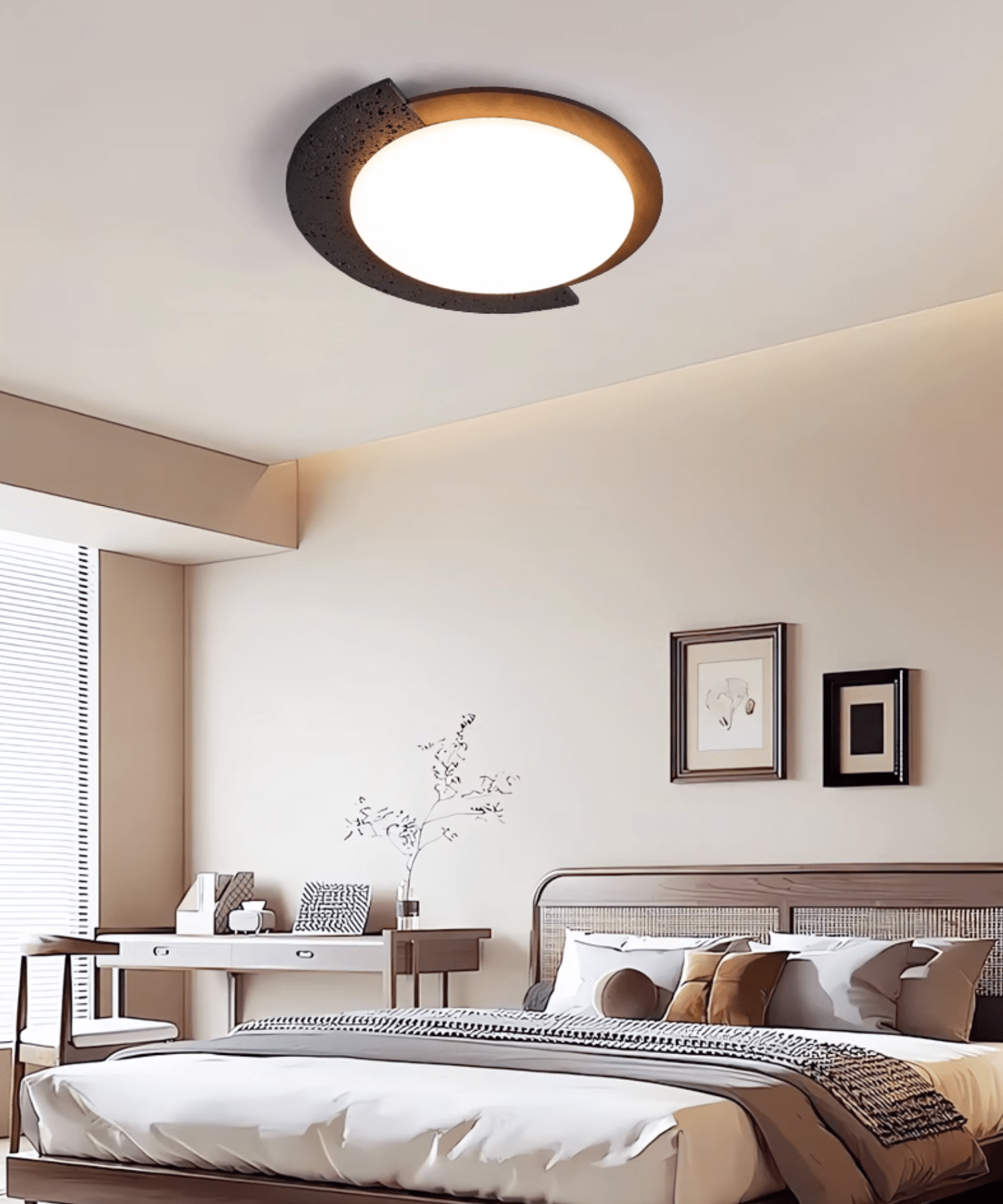 Ulvinor Asymmetrical Travertine Ceiling Light - Neutralighting