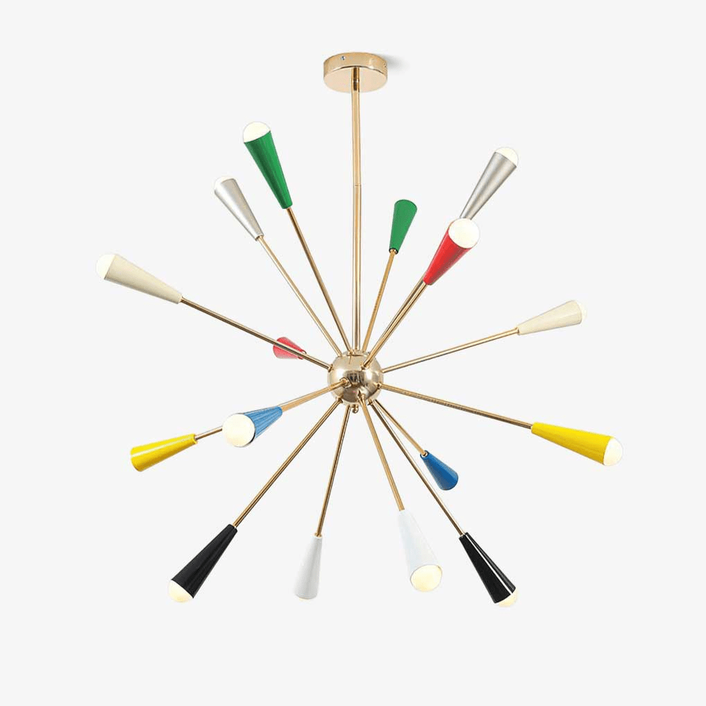Firework Pop Chandelier - Blowlighting