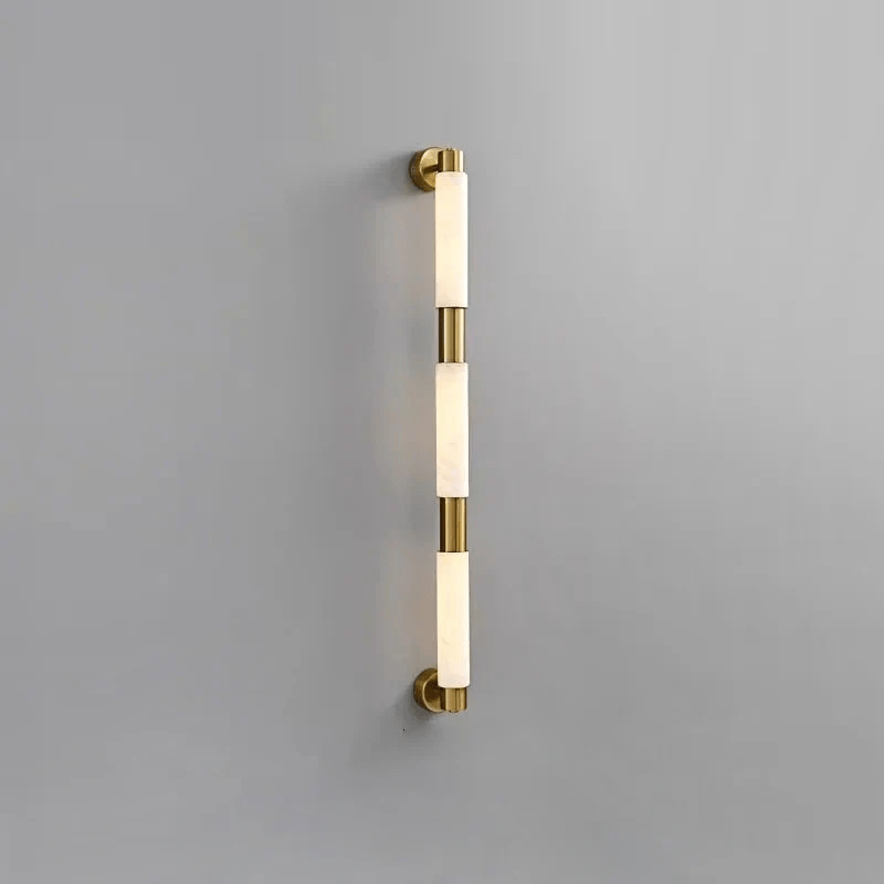 Eurthaeth Alabaster Brass Wall Light - Neutralighting