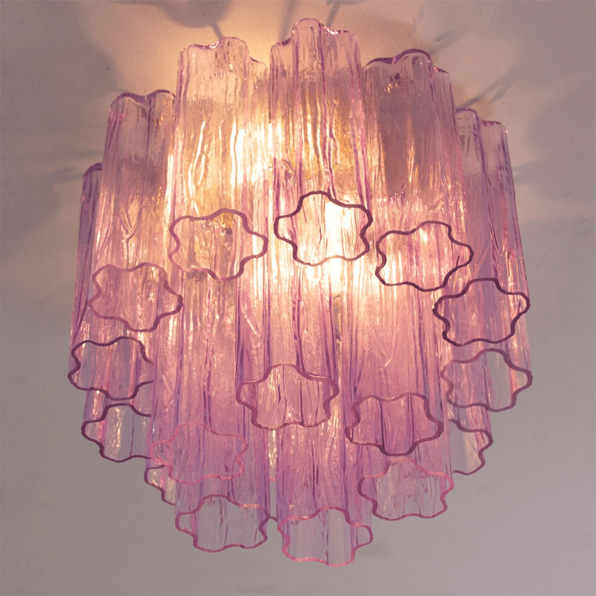 Aurora Ceiling Lamp Pink Waterfall Style - Letslighting