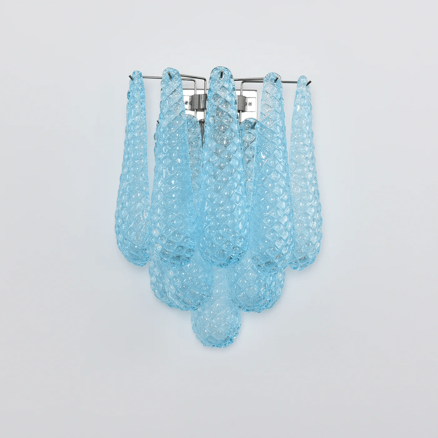 Aurora Wall Lamp Pink Teardrop Glass Floral Artistic - Neutralighting