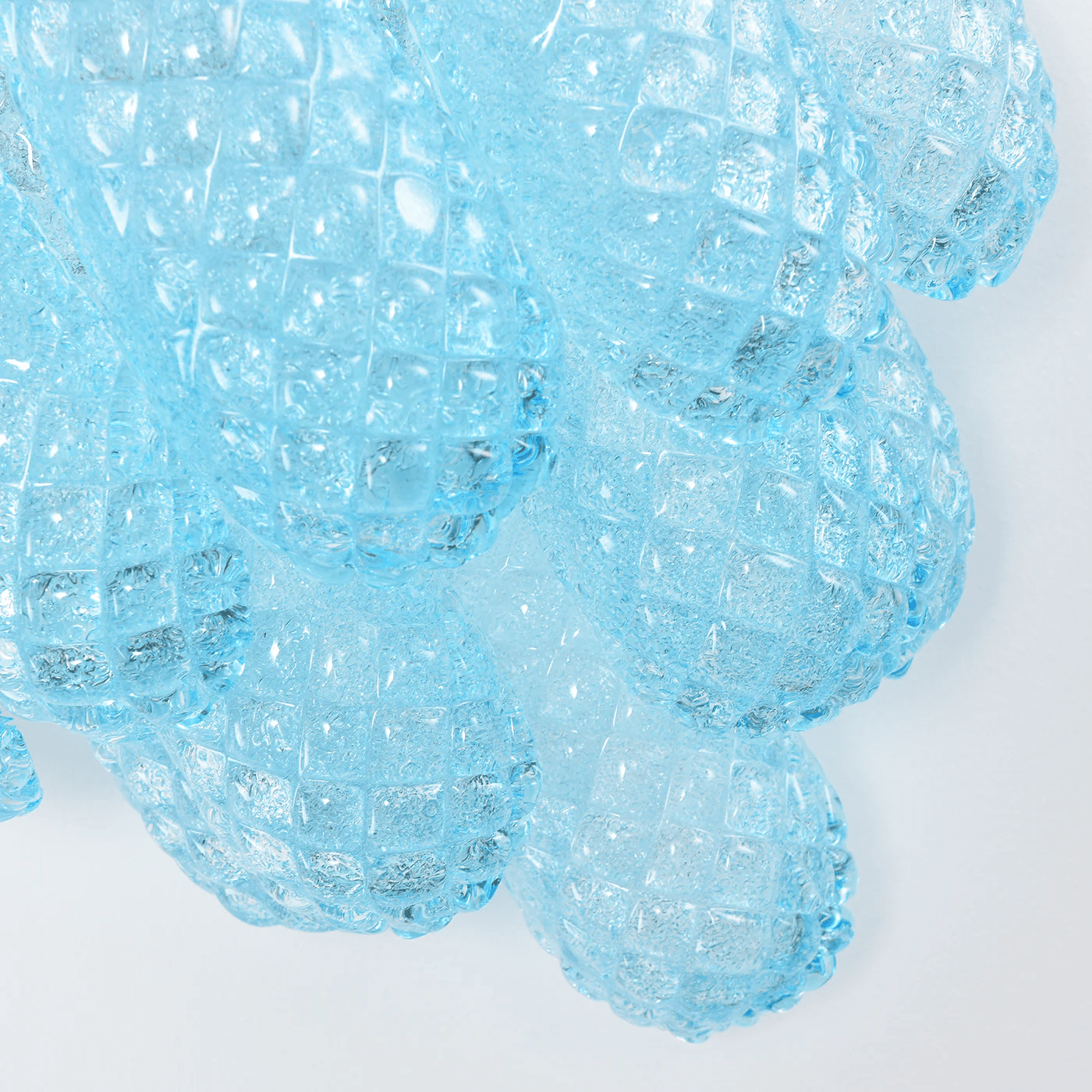 Aurora Wall Lamp Pink Teardrop Glass Floral Artistic - Neutralighting