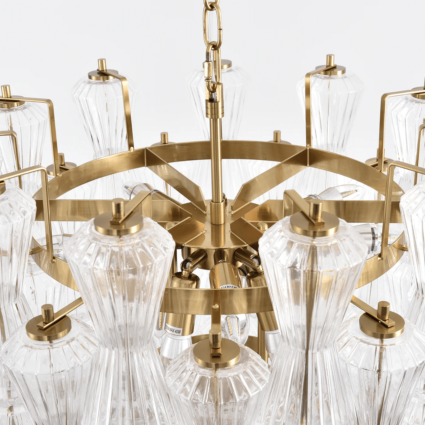 Aurora Chandelier Murano Glass Floral Cascade - Neutralighting