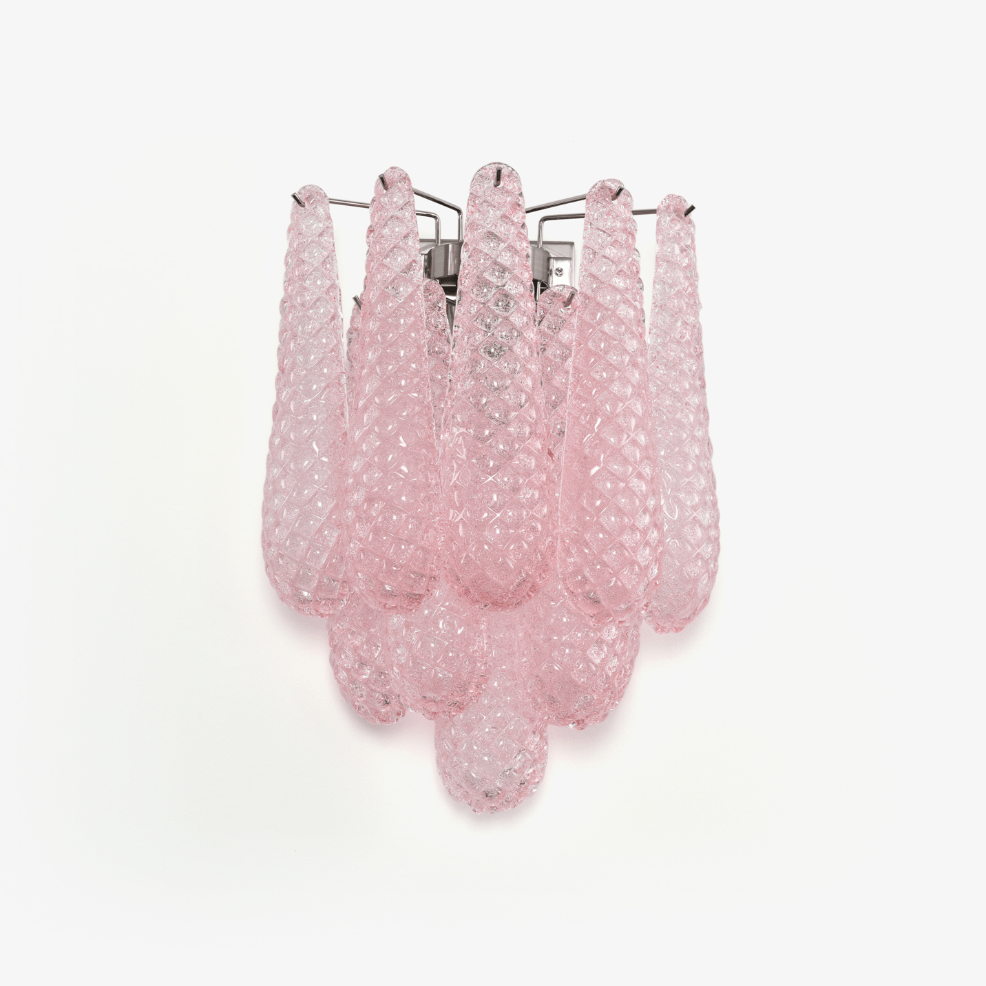 Aurora Wall Lamp Pink Teardrop Glass Floral Artistic - Neutralighting