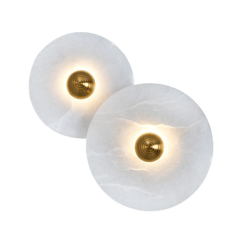 Selene Minimalist Alabaster Ceiling Light - Blowlighting