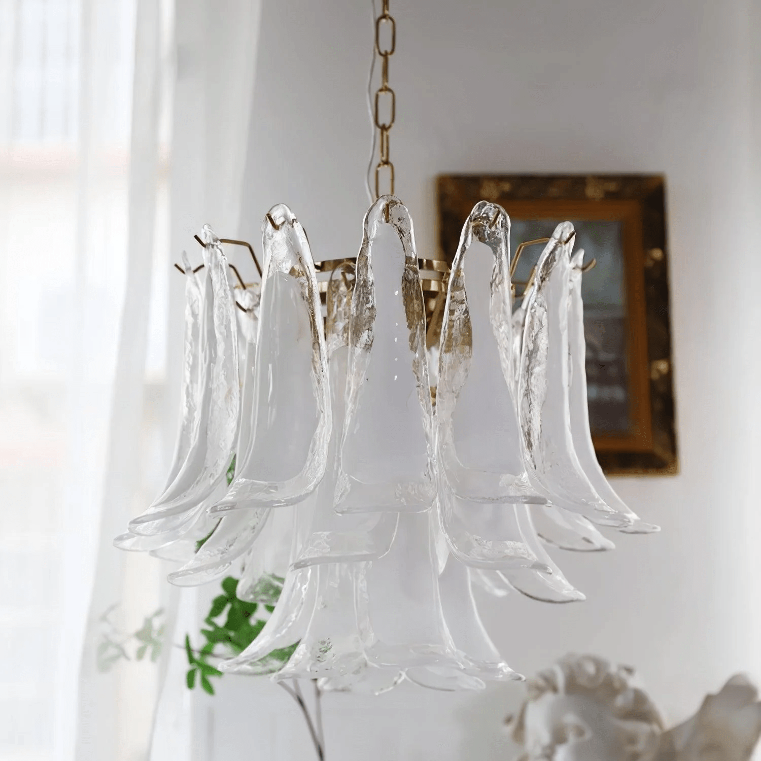 Aurora Chandelier Murano Glass Tiered Italian - Neutralighting