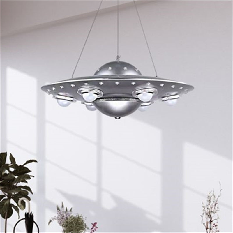 Silva Moderno UFO Metallo Lampada a Sospensione Bambini