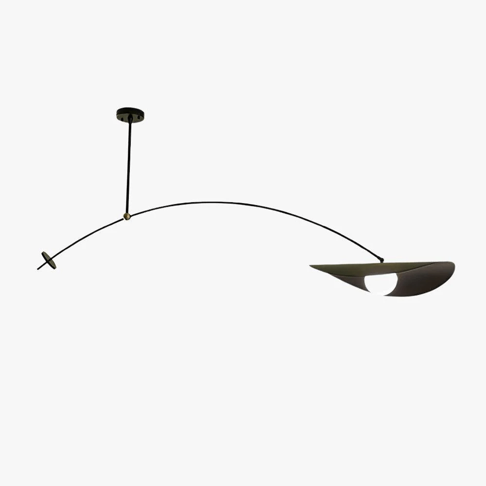 Arcflow Dynamic Metal Curve Pendant Light - Blowlighting