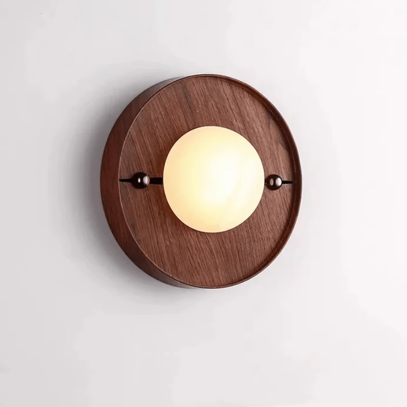 Orlin Alabaster Wood Wall Sconce - Neutralighting
