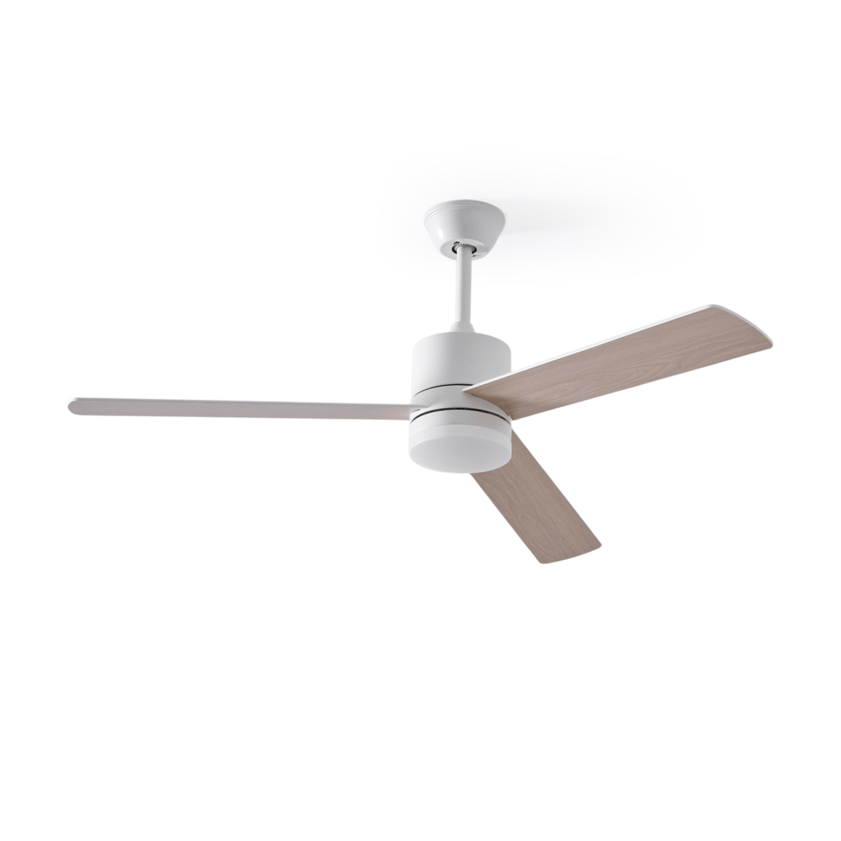Diagramma o illustrazione che mostra le dimensioni del ventilatore da soffitto con luce Lennox Drift.