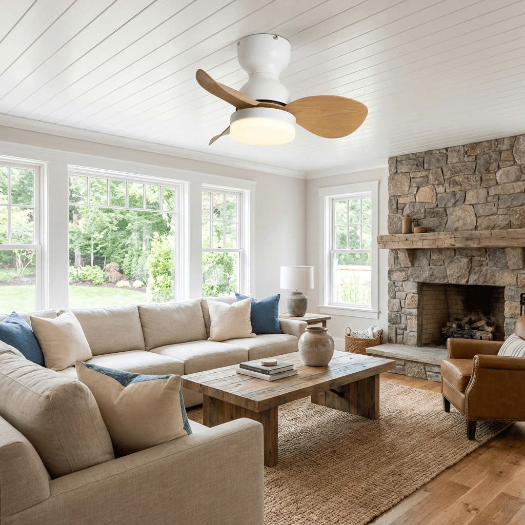 Telecomando del ventilatore da soffitto con luce Silas