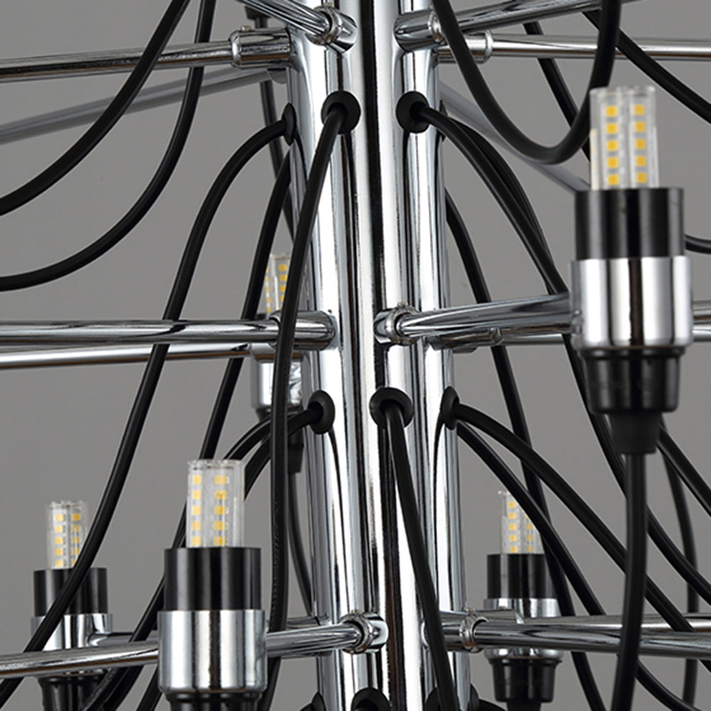 Silva Retro Metallo Lineare Lampadari Soggiorno