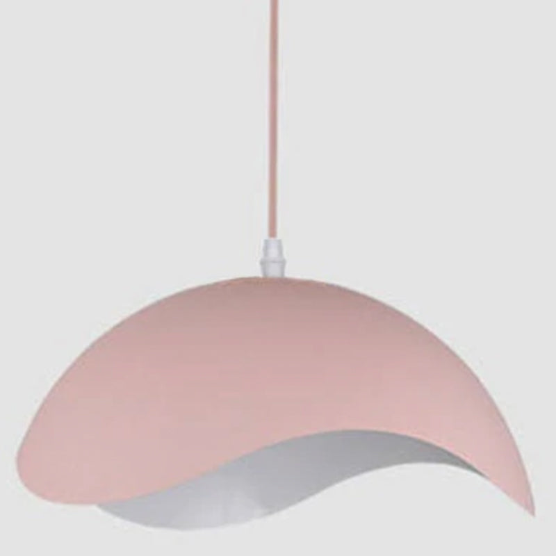 Valentina Lampade a Sospensione Colorato Ombra Singolo Legno/Metallo