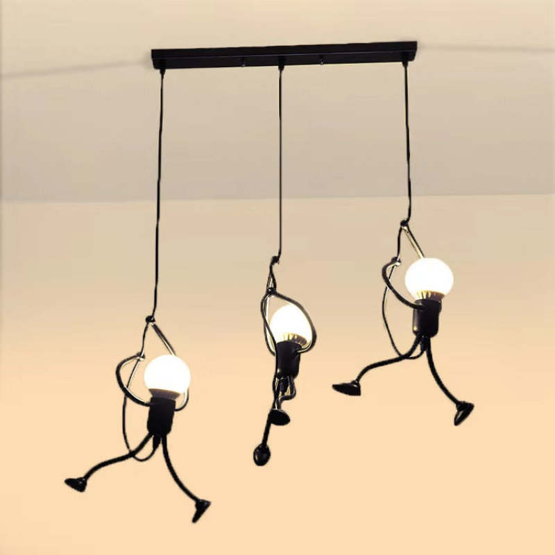 Arisha LED Ferro Speciale Design Uomo Lampada a Sospensione