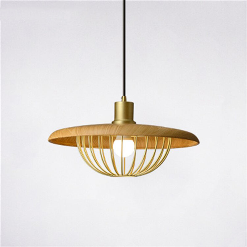Arisha Moderno LED Lampada a Sospensione Metallo Oro/Marrone/Grigio/Nero/Legno Sala da Pranzo/Soggiorno/Camera da Letto