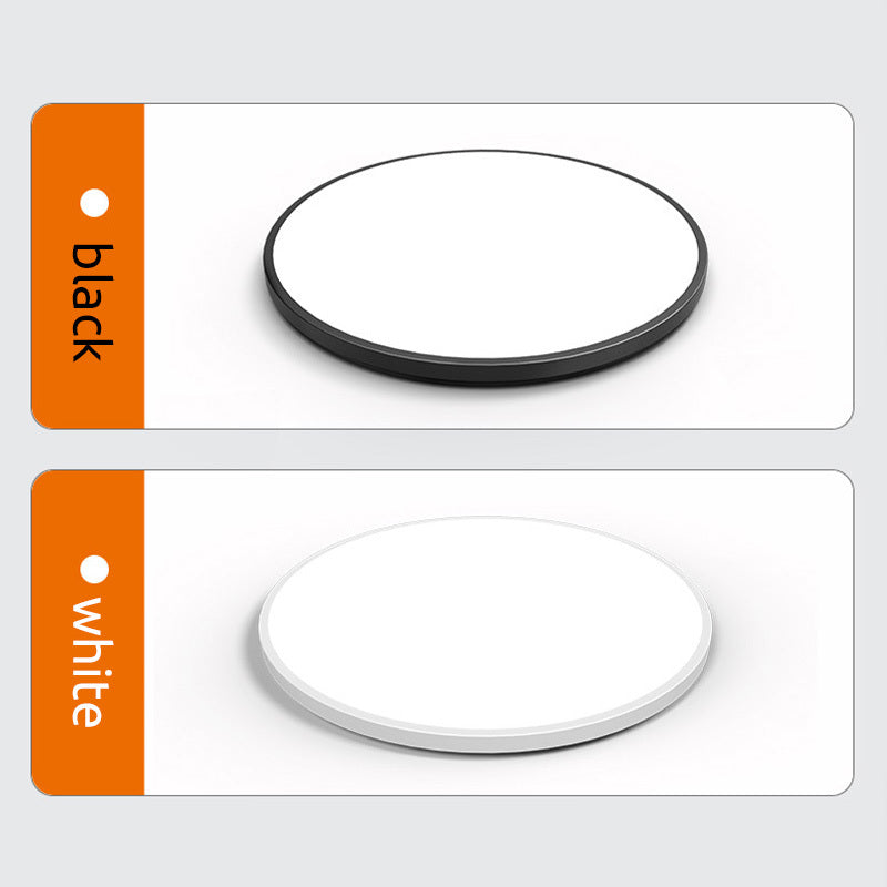 Arisha Moderne LED Plafoniere Soffitto Bianche/Nere Rotonde Bagni